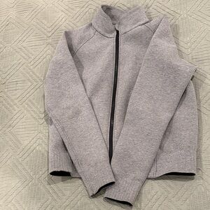 lululemon athletica Heather Gray Full-Zip Jacket